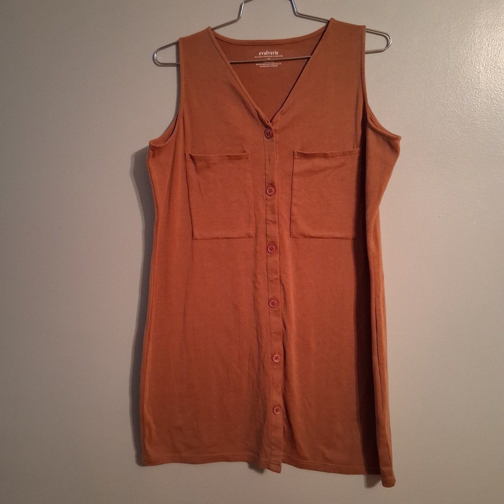 Evolverie Brown Sweater 1X